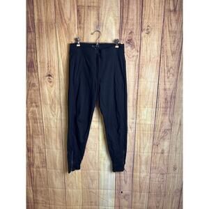 Athleta Joggers Zipper Pockets Black Women's Size XS